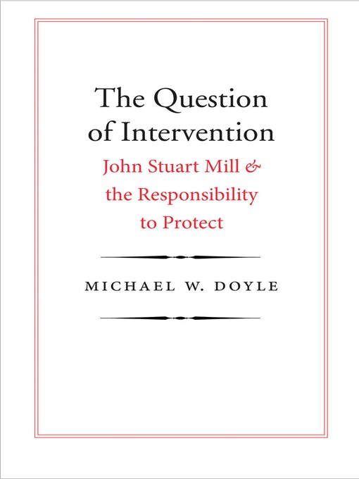 Cover image for The Question of Intervention